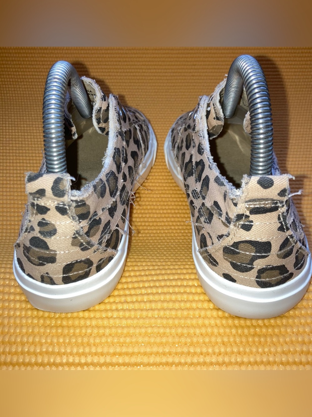 Corkys Leopard Print Slip-On Sneakers - Tan/Black - Picture 4 of 8